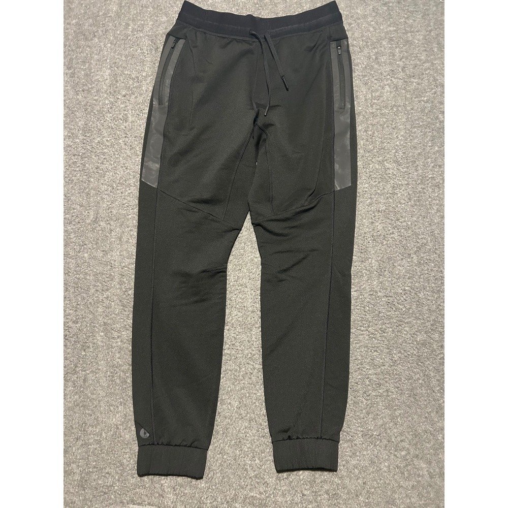 Smartwool fleece joggers black mens merino wool blend
